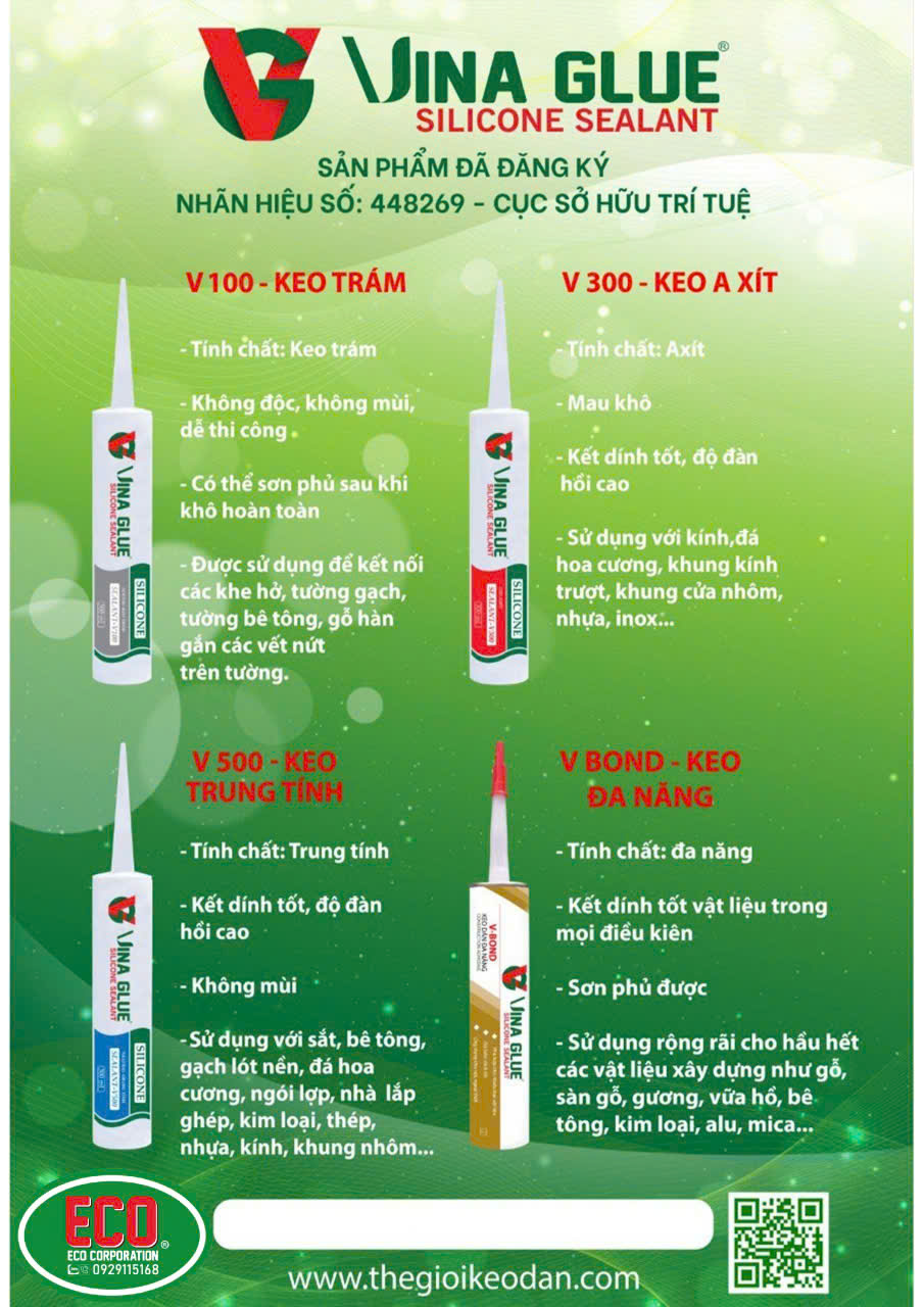 Vina Glue - Bộ sản phẩm 